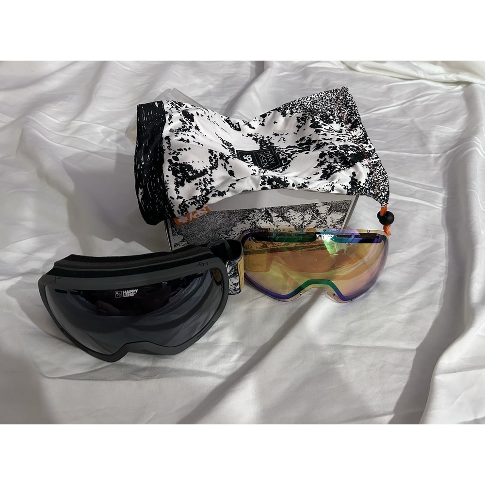 SPY+ Danny Larsen  MARSHALL Snow Goggles  2 lenses New But Damaged Box